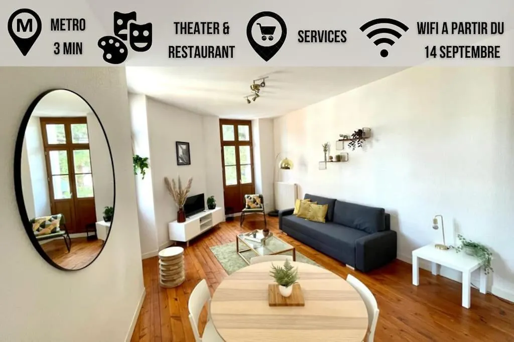 Le Riquet - 4 People - Hyper Center - Metro location